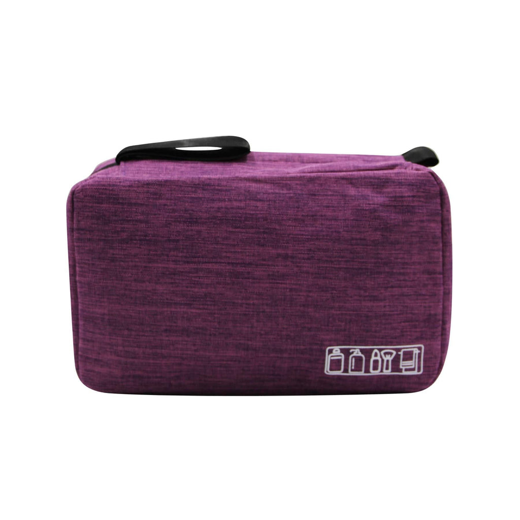 [Australia] - Toiletry Bag Dopp Kit for Women Men, Water-Resistant Makeup Cosmetic Bag Travel Organizer to Storage Gym Bathroom Personal Shower Objects Purple 