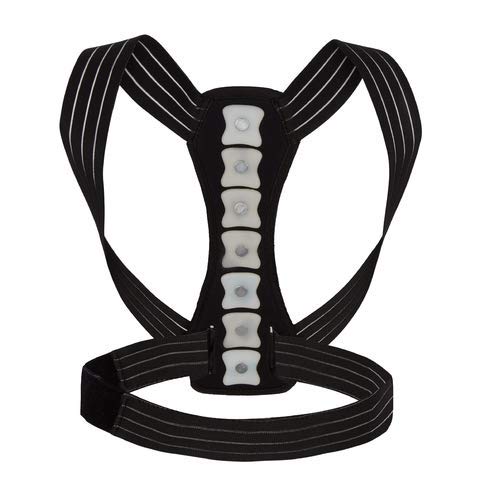 [Australia] - Magnetic Posture Corrector for Men & Women | Fully Adjustable Upper Back Brace | Provides Neck, Shoulders, & Back Pain Relief | Posture Trainer for Spinal Alignment | Premium Back Straightener Magnetic Back Brace 