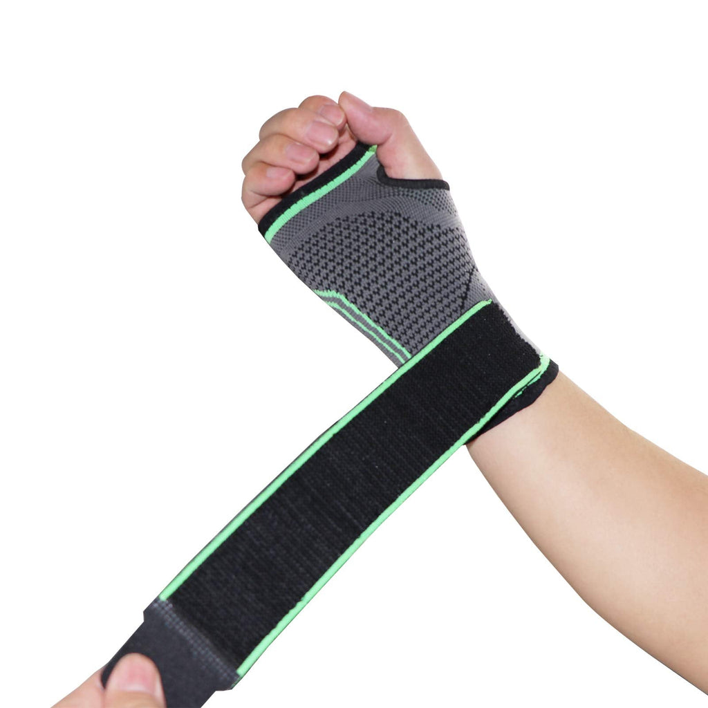 [Australia] - Carpal Tunnel Wrist Brace, for Carpal Tunnel Syndrome, Wrist Pain/Strain, Fatigue and Arthritis, Wrist Brace Men and Women, Adjustable Strap, Suitable for Left and Right Hands Support Sleeves (Large) Large 