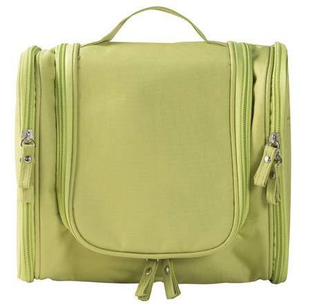 [Australia] - Large capacity waterproof makeup bag/ travel bag/Toiletries storage bag,Dry wet depart/suspensibility/4 different looks (Green) Green 