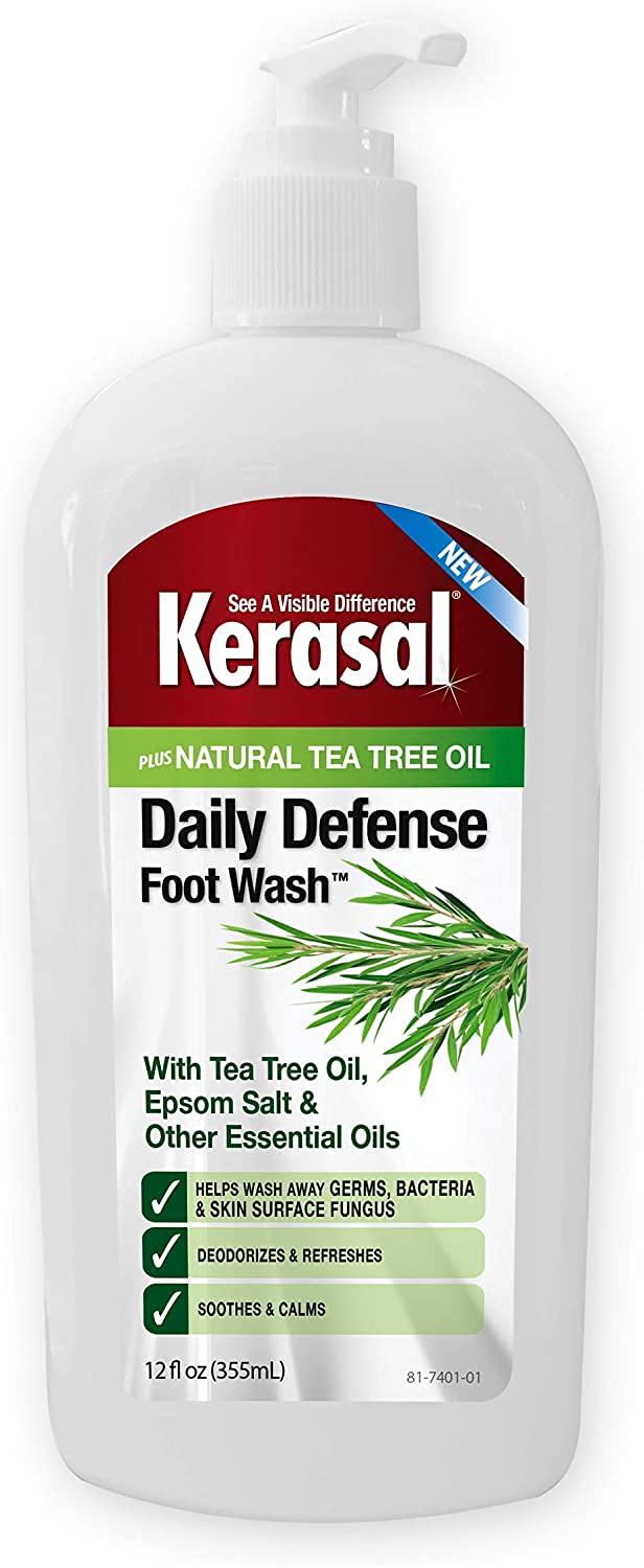 [Australia] - Kerasal Daily Defense Foot Wash Daily Cleanser with Tea Tree Oil , 12 Ounce 