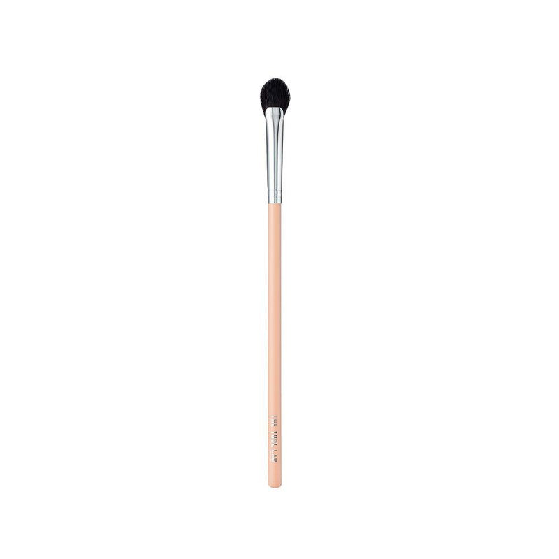 [Australia] - THE TOOL LAB 228 Eyeshadow Fan Brush - Angled Precision Flat Define Eyeliner Blending mini fan for Eye Makeup Professional - Premium Quality Natural Hair Dense Bristles Cosmetic 