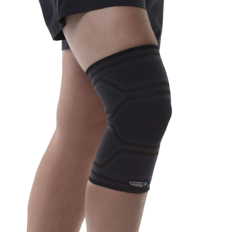 [Australia] - Copper Fit ICE Knee Compression Sleeve Infused with Menthol and CoQ10 2XL 
