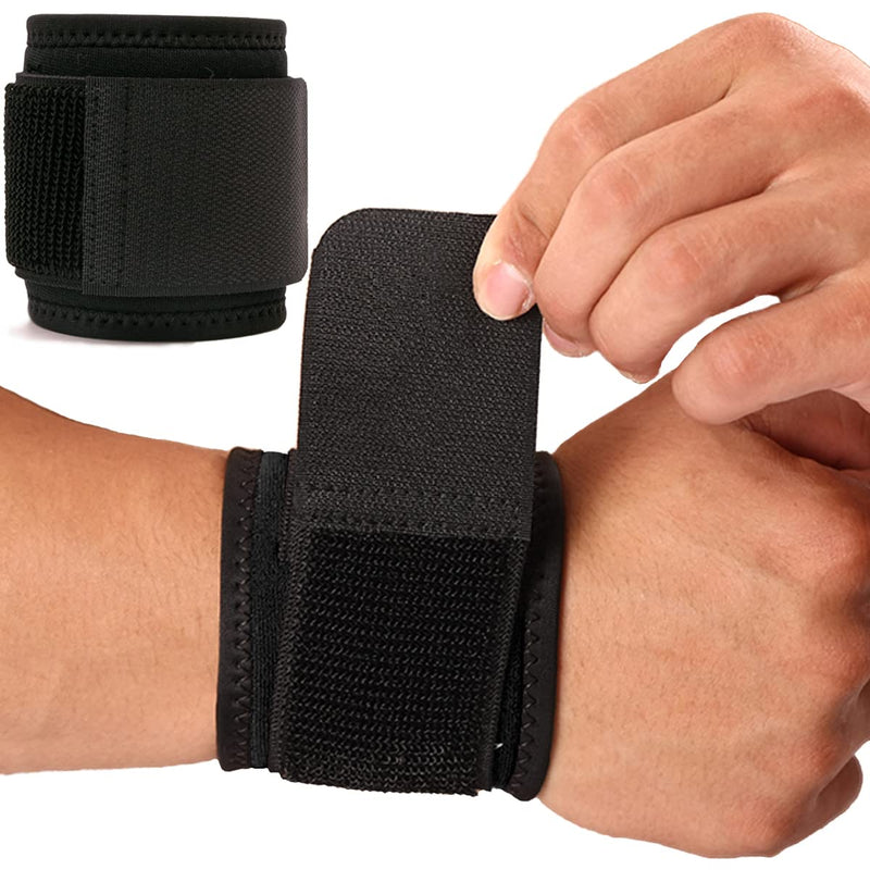 [Australia] - Wrist Brace, 2 PACK Wrist Wraps for Carpal Tunnel for women and men. Wrist Straps for Weightlifting, Working Out and Pain Relief. Flexible, Highly Elastic, Adjustable, Comfortable and Multi-Functional Starry sky black One Size 