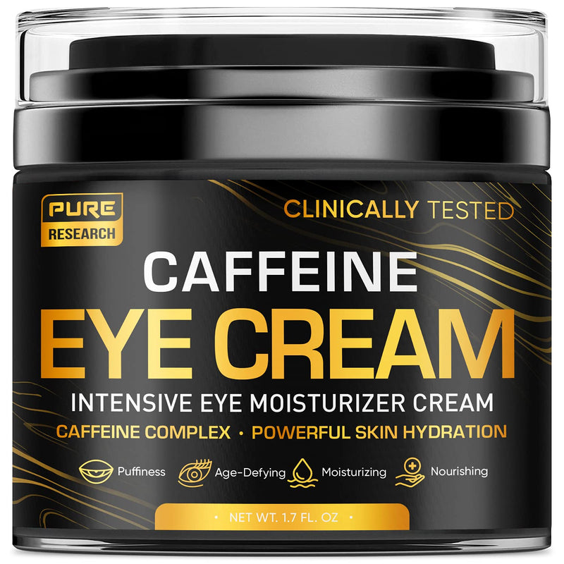 [Australia] - Caffeine Eye Cream For Anti Aging, Dark Circles, Bags, Puffiness. Great Under Eye Skin + Face Tightening, Eye Lift Treatment For Men & Women 1.7oz 
