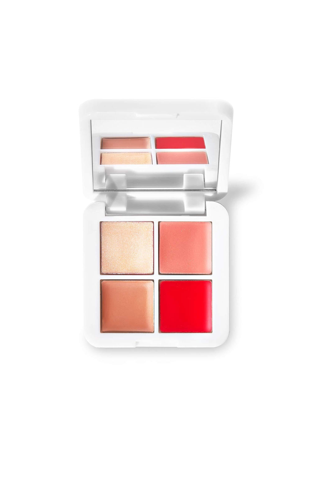 [Australia] - RMS Beauty Lip2Cheek Glow Quad Mini Palette - Travel-Friendly Lip, Cheek & Highlighter Set - Includes Three (3) Lip2Cheek Shades & Cream Luminizer (0.08 oz) 