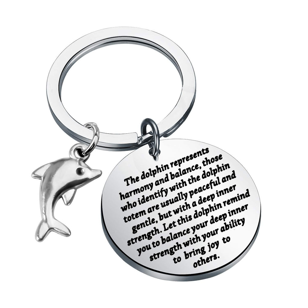 [Australia] - ENSIANTH Dolphin Keychain Dolphin Lover Gift Dolphin Jewelry Inspiration Gift for Friend 