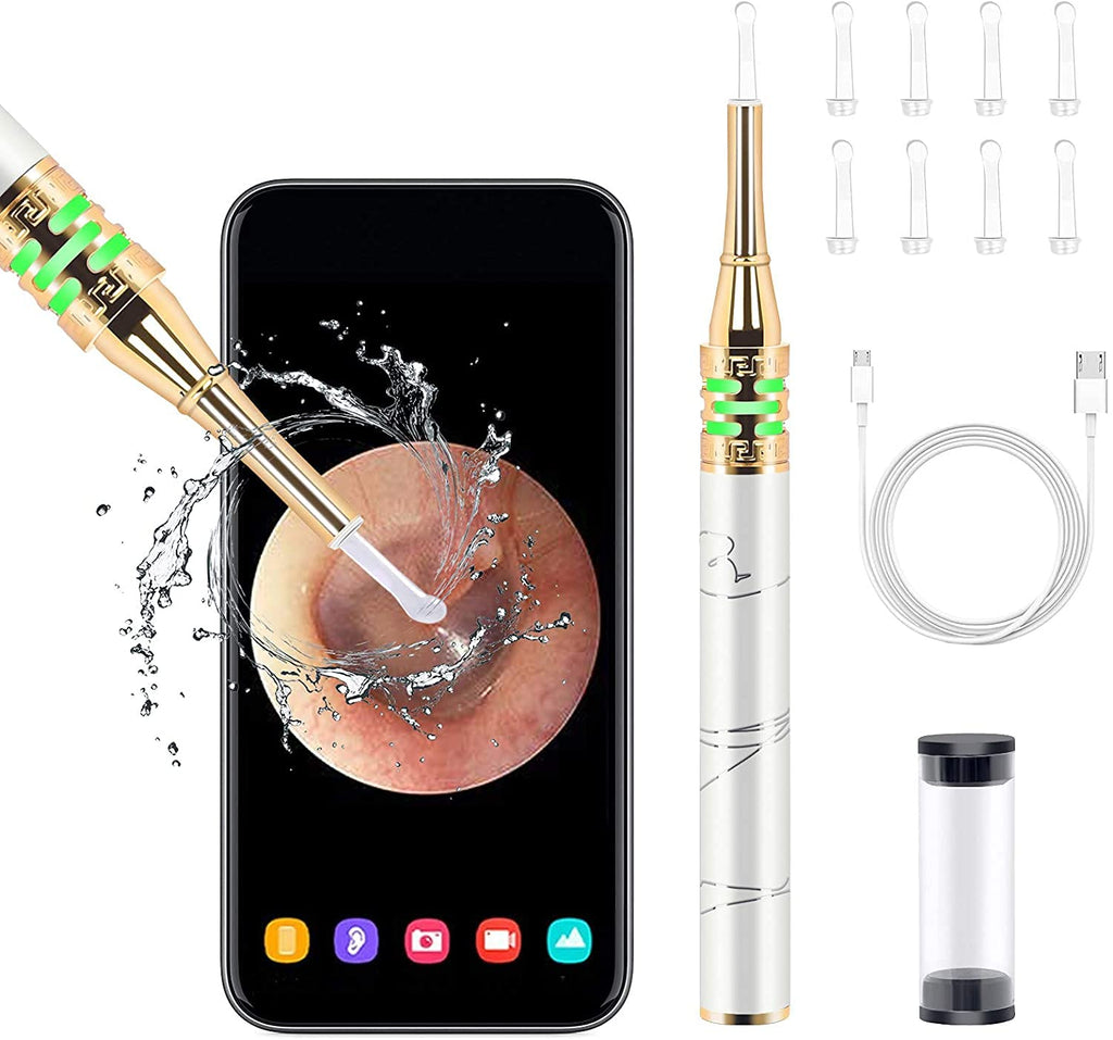 [Australia] - Ear Wax Removal Tool Wireless Earwax Cleaning Camera Visual Ear Cleaning Tool Otoscope Ear Wax Removal Endoscope for Adults Kids Pets Ear Wax Remover Suitable for iOS & Android Ear Pick Care Products 