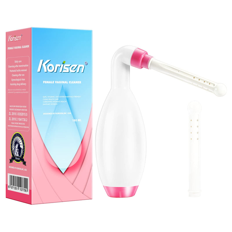 [Australia] - Korisen Multi-Functional Douche Bottle for Women,Reusable,Upside Down Peri Bottle for Postpartum Care,Travel Size Vaginal Douche,Cleansing for Mom After Birth 
