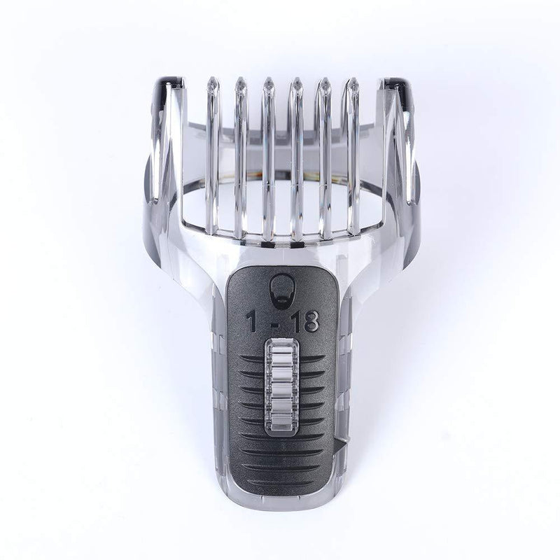 [Australia] - Comb Trimmer, Trimming Clipper Comb Skin Salon Trimmer Guide Comb, Replacement Adjustable Clipper Comb for QG3337 QG3372 QG3386 (1-18mm) 1-18mm 