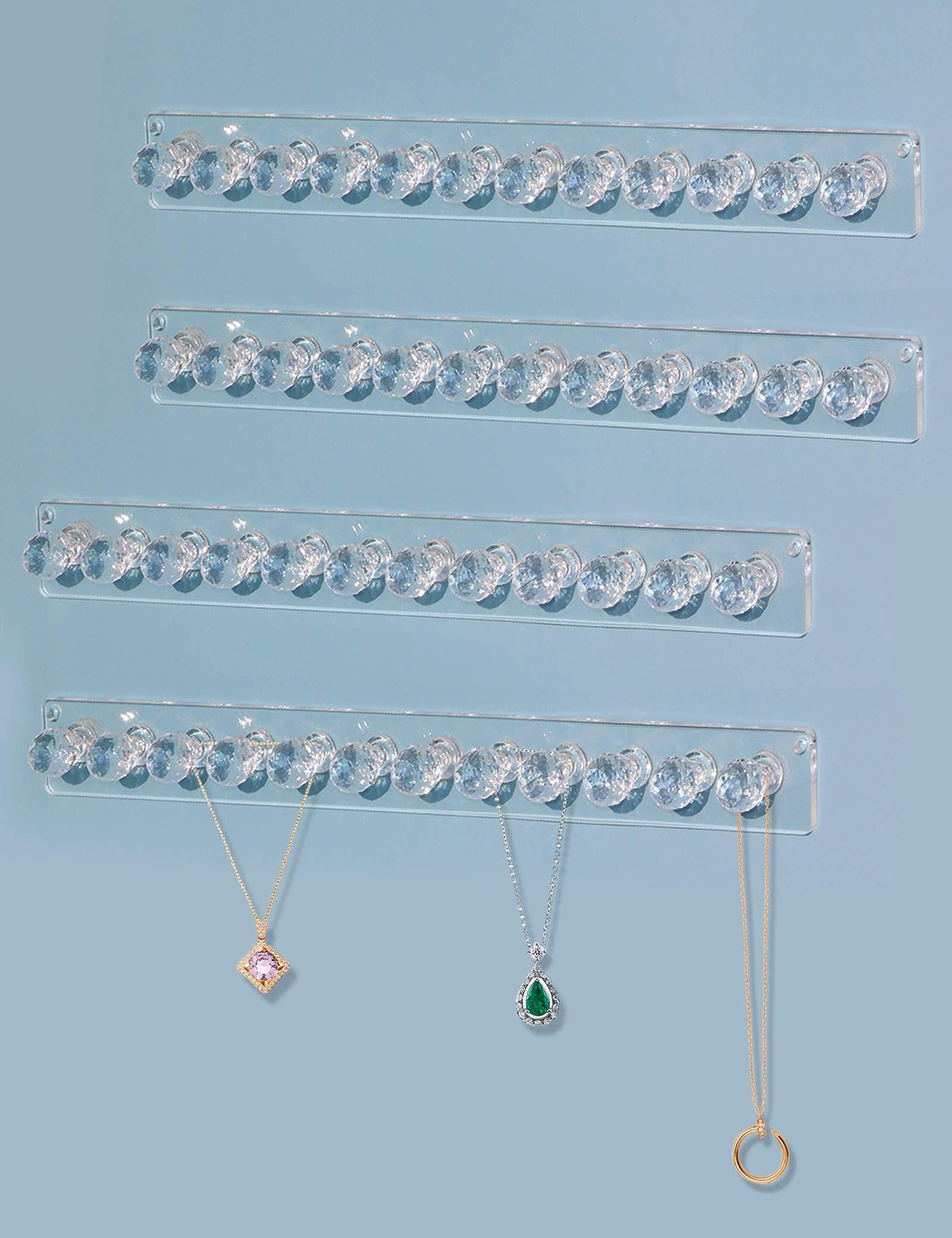 Necklace Holder, Acrylic Necklace Hanger, Wall Mount Necklace