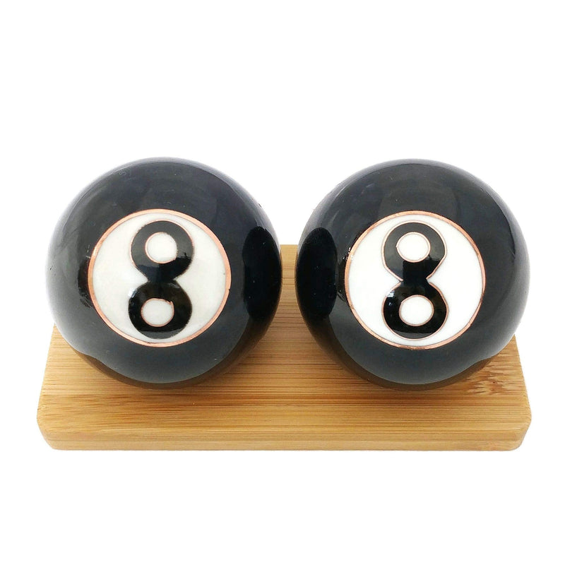 [Australia] - Top Chi 8 Ball Baoding Balls with Bamboo Stand (Medium 1.6 Inch) Medium 1.6 Inch 