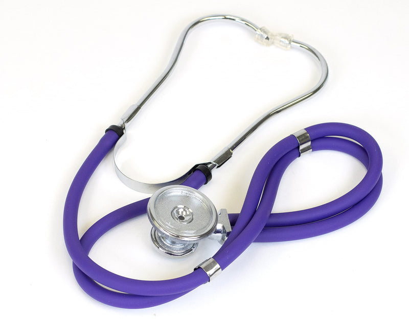[Australia] - Primacare DS-9295-PU 30" Sprague Rappaport Style Stethoscope for Doctors, Nurses and Medical Students, First Aid Professional Dual Head Cardiology Kit for Men, Women and Pediatric, Purple 