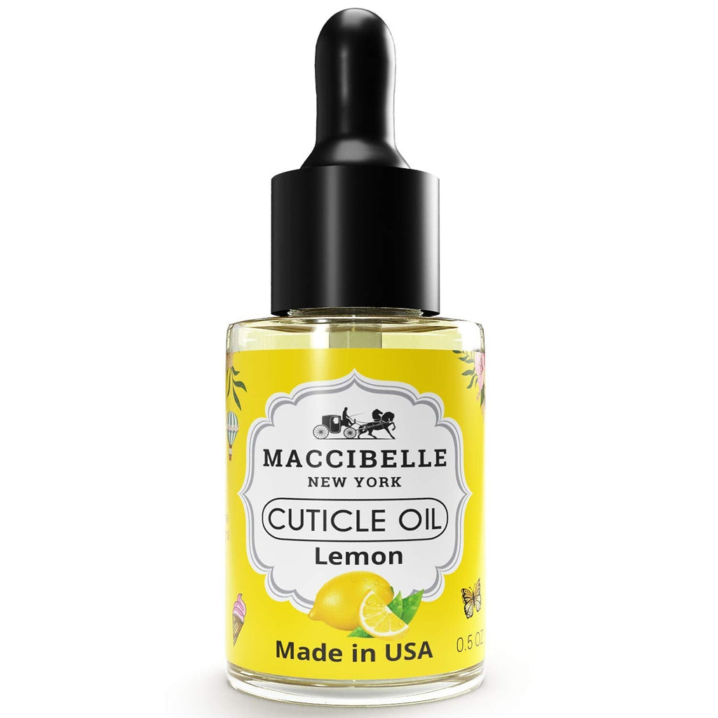 [Australia] - Maccibelle Cuticle Oil 0.5 oz for Dry Cracked Cuticles (Lemon) Lemon 