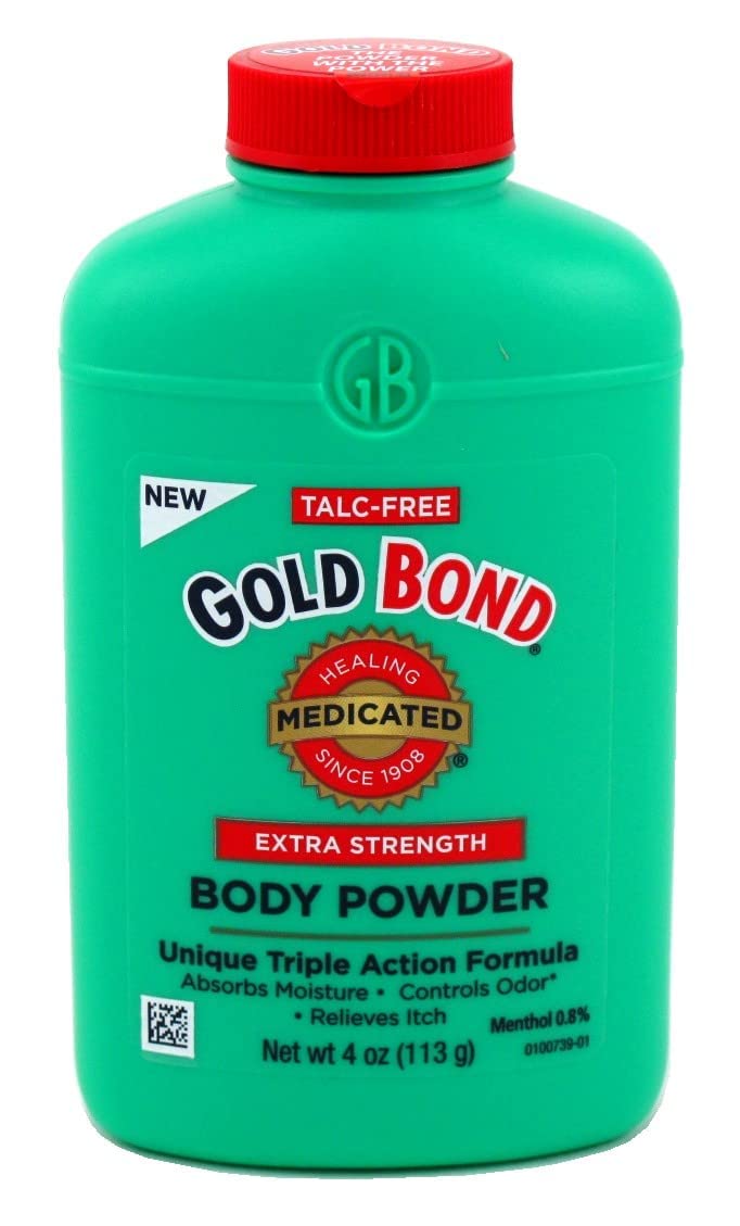 [Australia] - Gold Bond Medicated Talc-Free Extra Strength Body Powder 4 oz., Cooling, Absorbing, Itch Relief 4 Ounce (Pack of 1) 