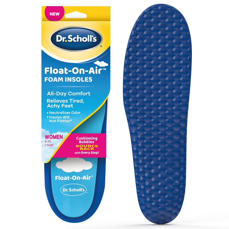 [Australia] - Dr. Scholl's Float On Air Insoles for Women Shoe Inserts That Relieve Tired Achy Feet with All Day Comfort, Women's 6-10, 1 Count 