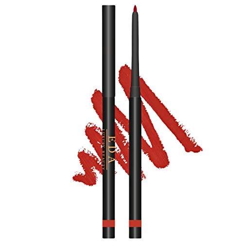 [Australia] - EDA LUXURY BEAUTY ONE ROSE RED RETRACTABLE LIP LINER Creamy Smooth Formula High Pigmented Professional Makeup Long Lasting Waterproof Twist Up Mechanical Automatic Lip Color Pencil 