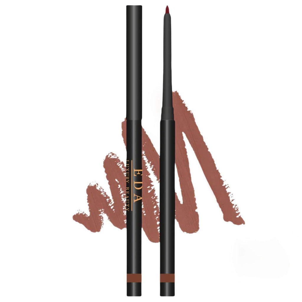 [Australia] - EDA LUXURY BEAUTY UPSCALE LIGHT BROWN RETRACTABLE LIP LINER Creamy Smooth Formula High Pigmented Professional Makeup Long Lasting Waterproof Twist Up Mechanical Automatic Lip Color Pencil 