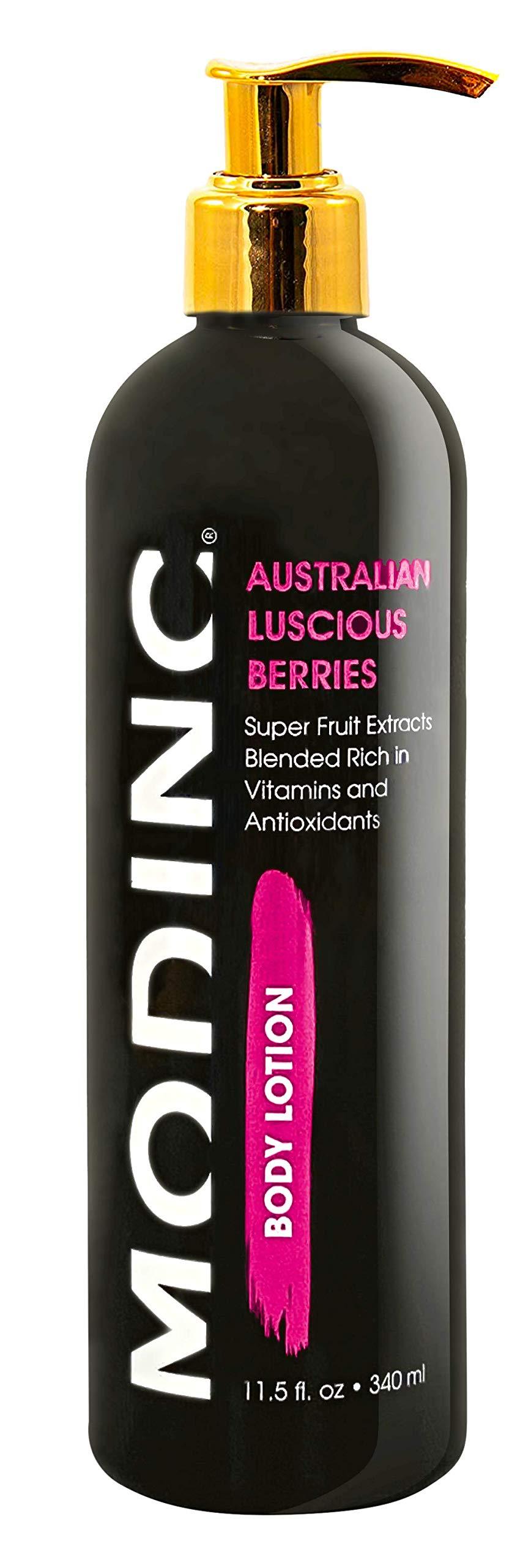 [Australia] - Modinc Luxury Body Lotion Australian Luscious Berries Formula, Hydration Blend, Vegan, Cruelty Free, Pump, 11.5 Ounces 