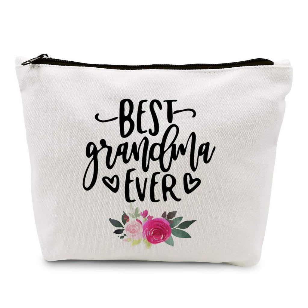 [Australia] - Best Grandma Ever Eco-Friendly Shopping Bag Makeup Bag Gifts Cute Grandma Reusable Makeup Bag 