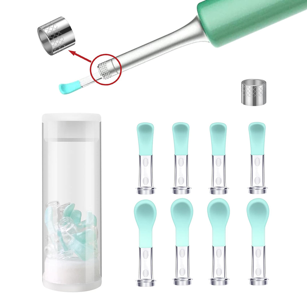 [Australia] - BEBIRD Ear Cleaner Tips, Waterproof Silicone Ear Spoon for Ear Wax Removal Endoscope,BEBIRD Original Replacement Accessories Set for M9 Pro/X11 Pro/C3 Pro/K10/X17 Pro/T5 (Latest Version)(9 Pack) 9 Pieces 