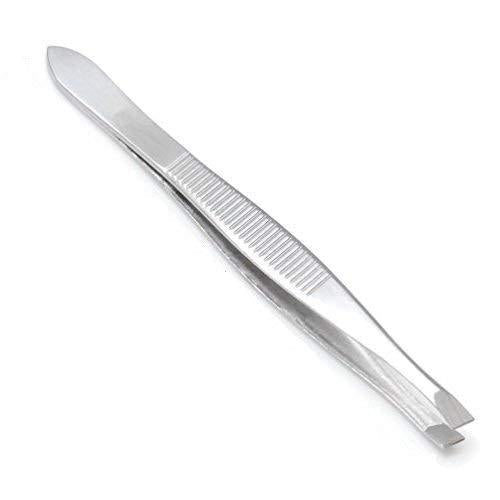 [Australia] - Spire Small 9cm handheld (3.5 inches) eyebrow tweezer with slant tip for shaping eyebrows,eyebrow plucking, tweezing removing chin hair Black heads ingrown hair for women/men 