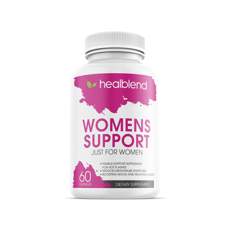 [Australia] - Women’s Support Complex Advanced Formula - Female Support Supplement for Hot Flashes, Night Sweats, Boosting Mood, Symptoms of Perimenopause and Menopause - Hormone Regulation Naturally - 60 Capsules 