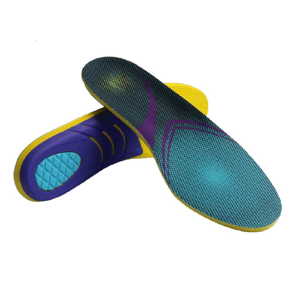 [Australia] - VSUDO Arch Support Sports Shoe Insoles, Shock Absorption Shoe Inserts for Men or Women, High Elastic Athletic Running Insoles for Sneakers or Running Shoes - L L: M 10-14 / W 11-15 