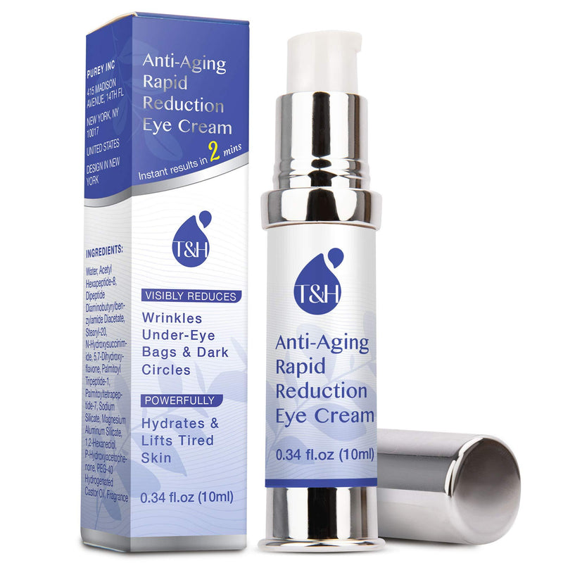 [Australia] - Anti-Aging Rapid Reduction Eye Cream - Under Eye Rapid Reduction Cream - Visibly Reduce Under-Eye Bags, Wrinkles, Dark Circles, Fine Lines (10 Milliliters) 
