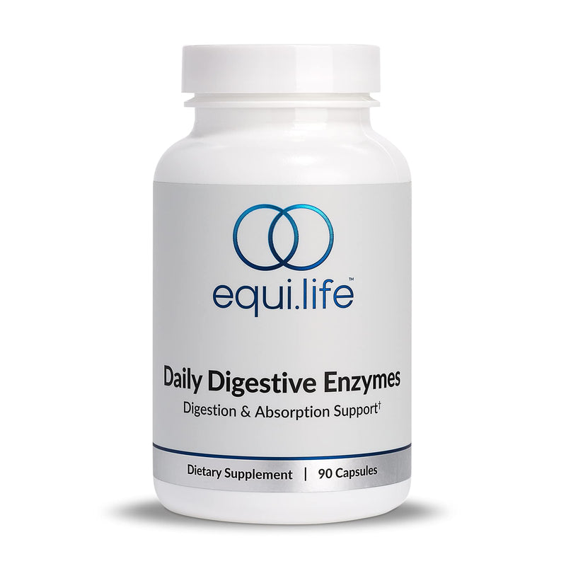 [Australia] - EquiLife - Daily Digestive Enzyme, Gut Health Supplement, May Help Aid Digestion, Promotes Bloating & Gas Relief, Supports Nutrient Absorption, Formulated for Food Sensitivity, Vegan (90 Servings) 