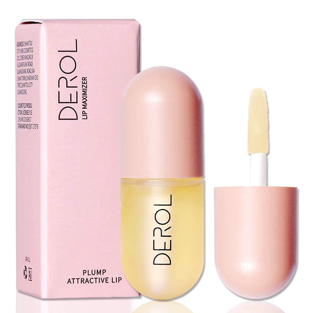 [Australia] - DEROL Lip Plumper, Lip Plumping Lip Gloss, Derol Lip Enhancer, Lip Care serum, Hydrating & Moisturizing Clear Lip Gloss, Tingling Lip Plumper Fuller And Maximizer 