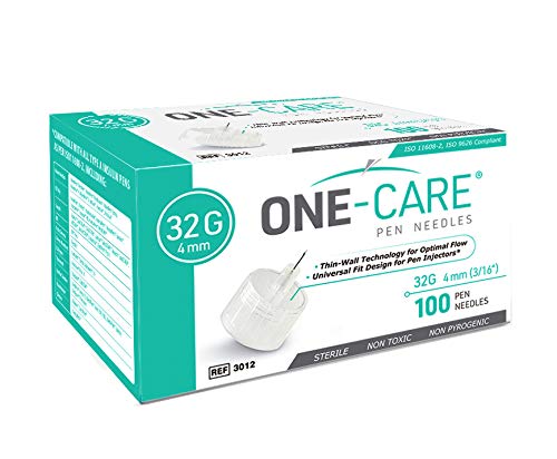 [Australia] - MediVena ONE-CARE Pen Needles 32G x 4 mm (5/32’’), 100/bx, Ultra-Thin for Comfortable Insulin Injection 