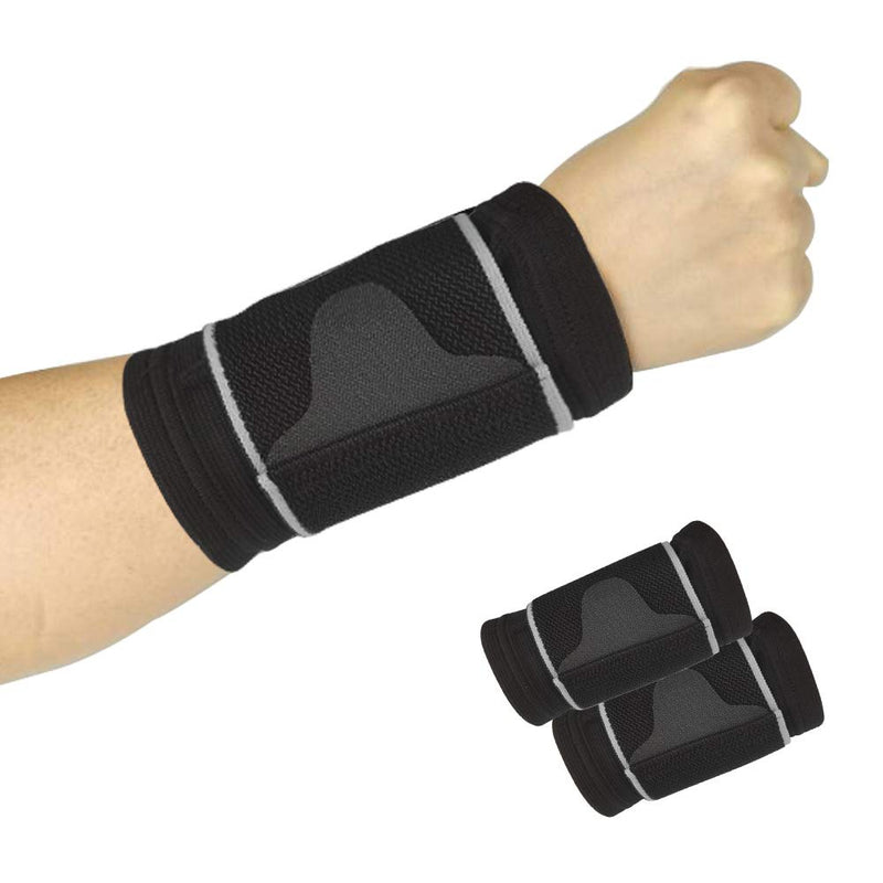[Australia] - 2 Pack Carpal Tunnel Wrist Brace,Wrist Wraps for Working Out,Weightlifting,Arthritis Hand Support Bands,Lightweight Wristband for Men&Women 