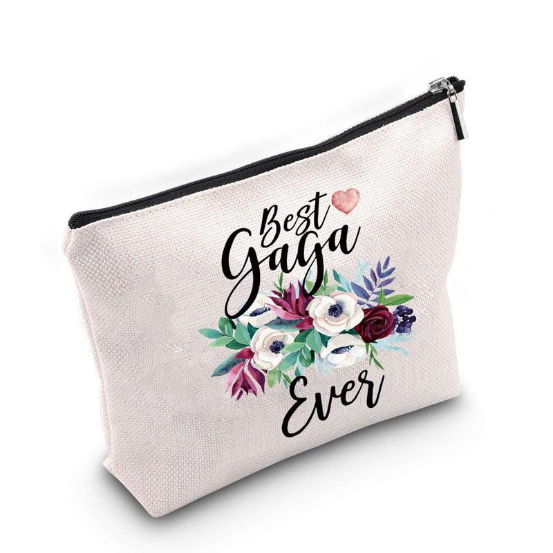 [Australia] - TSOTMO Gaga Gift Best Gaga Ever Gift Grandma Makeup Bag Gaga Appreciation Gift Mother's Day Gift (gaga) 