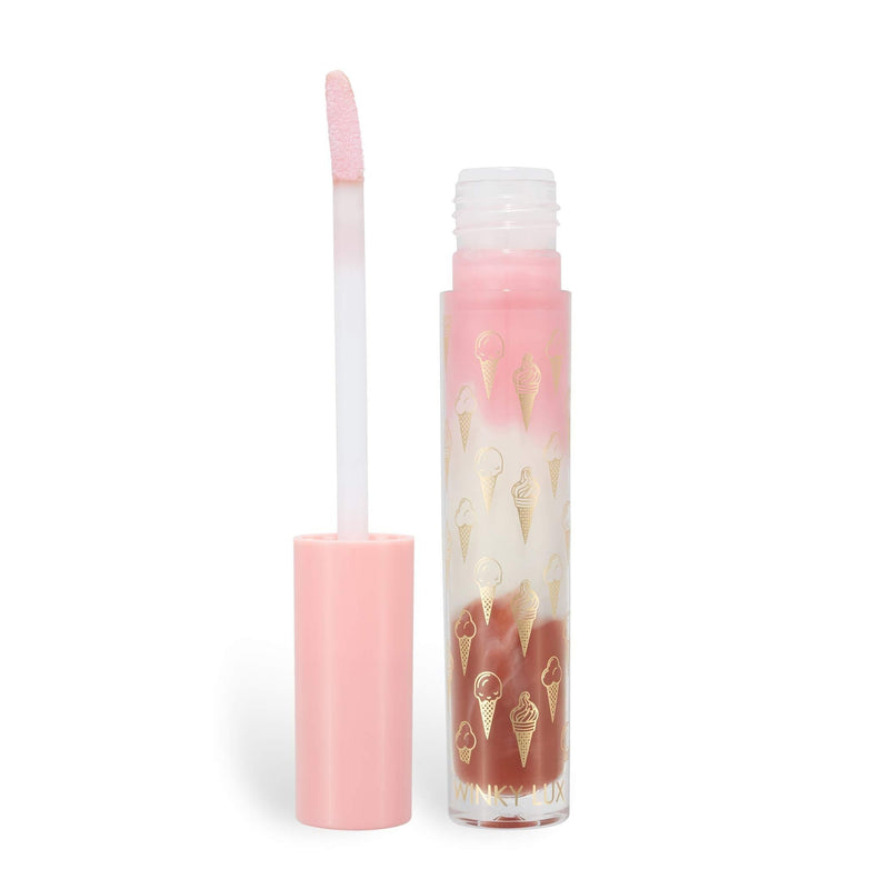 [Australia] - Winky Lux Lip Gloss Neapolitan | Sheer Neutral Pink Lip Gloss | Infused with Jojoba Oil & Vitamin E (4g / 0.14oz) 