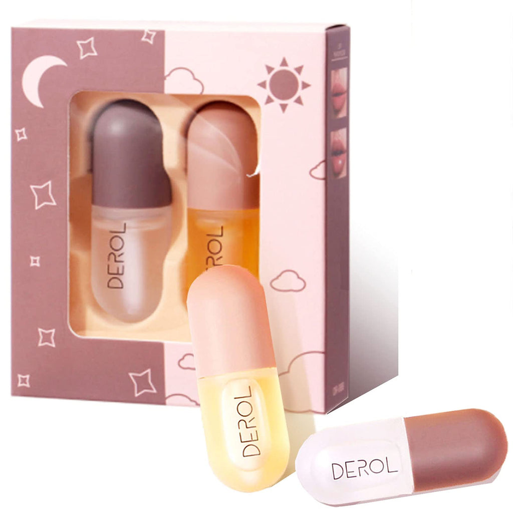 [Australia] - Lip Plumper Set,Derol Lip Plumper lip gloss,Natural Lip Plumper and Lip Care Serum,Lip Enhancer for Fuller,Beautiful Fuller,Lip Mask,Hydrating and Reduce Fine Lines 