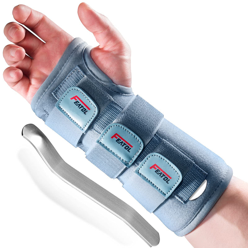 [Australia] - Wrist Brace Carpal Tunnel for Women Men, Adjustable Night Sleep Support Brace with Splints Right Hand, Medium/Large Medium/Large (Pack of 1) 