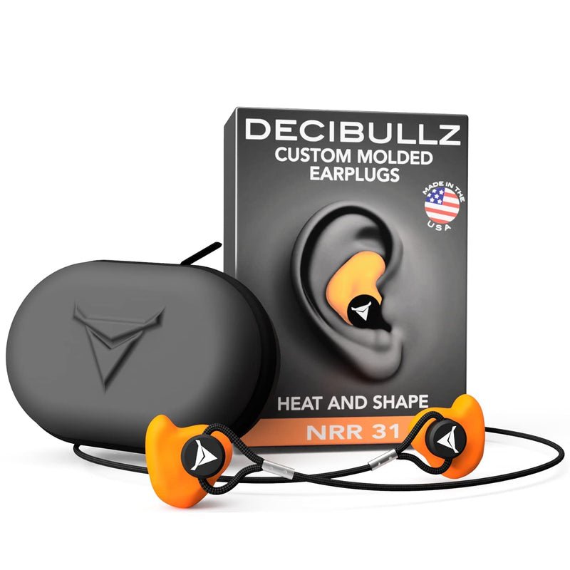 [Australia] - Decibullz Custom Molded Earplugs Pro Pack (Orange) 