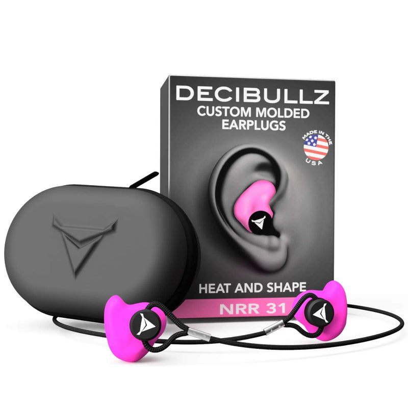 [Australia] - Decibullz Custom Molded Earplugs Pro Pack (Pink) 