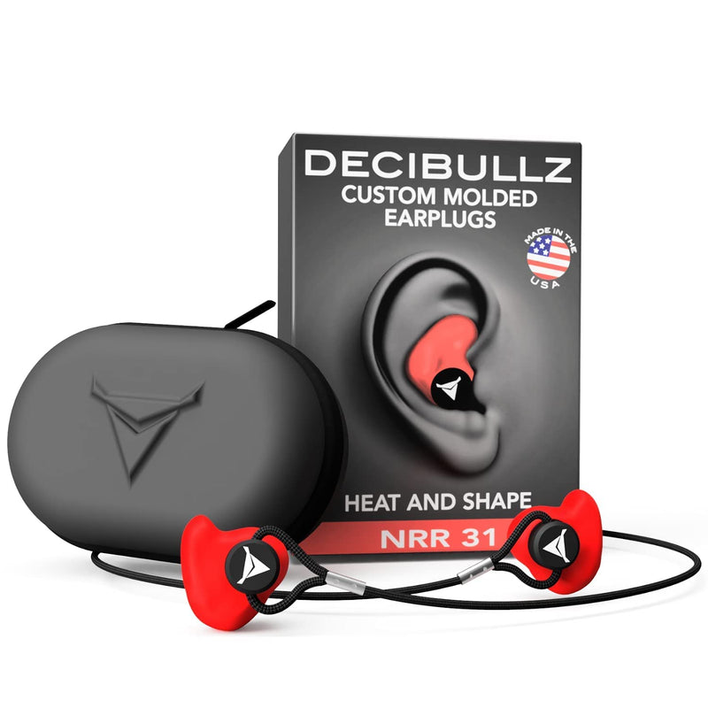 [Australia] - Decibullz Custom Molded Earplugs Pro Pack (Red) 
