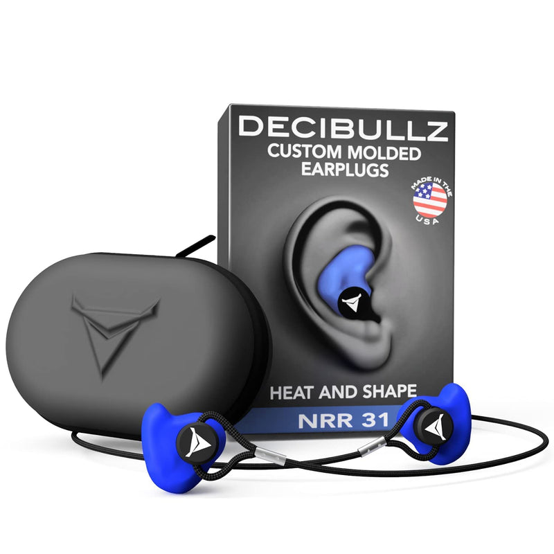 [Australia] - Decibullz Custom Molded Earplugs Pro Pack (Blue) 