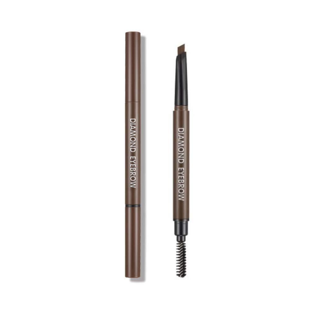 [Australia] - RiRe 5-angle Diamond Cutting Eyebrow (Pack of 2) (#02 Deep Brown) #02 Deep Brown 