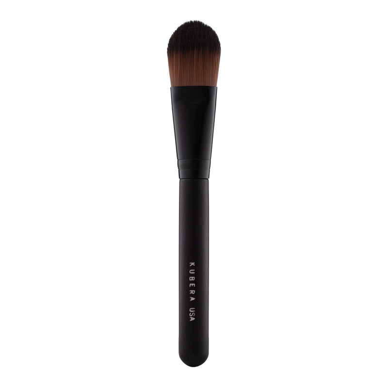 [Australia] - Foundation Makeup Brush, KUBERA Made in the USA | 100% Synthetic Hair | Face Powder | Blush Brush | Blending Brush | for Liquid and Powder Base Makeup | Soft and Easy to Use | Easy To Clean 
