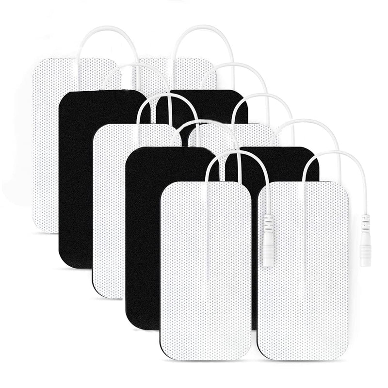 [Australia] - 10PCS TENS Unit Replacement Pads 2x4, Reusable TENS Electrode Pads with Upgraded Self-Stick Performance for Electrotherapy, Compatible with AUVON TENS, TENS 7000 