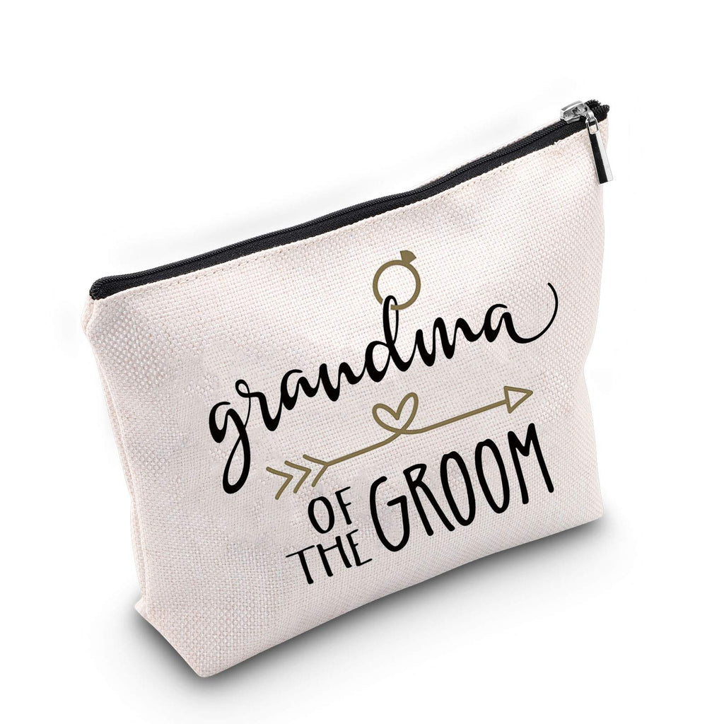 [Australia] - TSOTMO Grandma Grandmother Gift Groom Grandma Gift Grandma of The Groom Makeup Bag Wedding Dinner Gift (Grandma Groom) Grandma Groom 