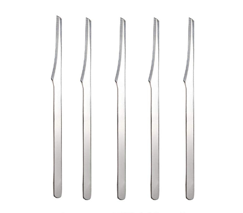 [Australia] - AKOAK 5 Pcs Stainless Steel Scraper Multifunctional Professional Pedicure Tools to Remove Dead Skin Callus Knife Scraping Pedicure Tools 