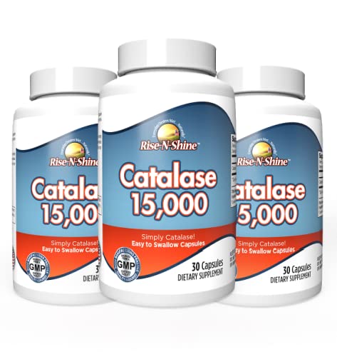 [Australia] - Catalase 15,000 - 3 Bottles- Three Month Supply - Simply Catalase Antioxidant Enzyme 
