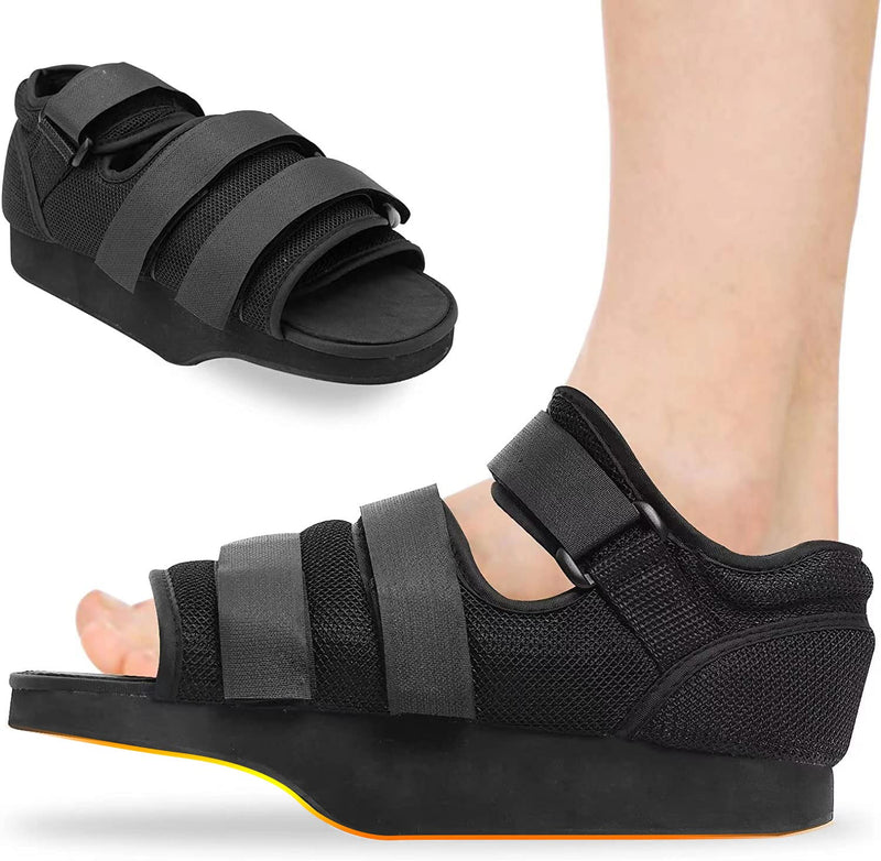 [Australia] - Post op Shoes for Broken Toe Surgery Forefoot Offloading Healing Boot Post Surgical Wedge Foot Splint for Surgery for Men and Women (Medium) Medium 
