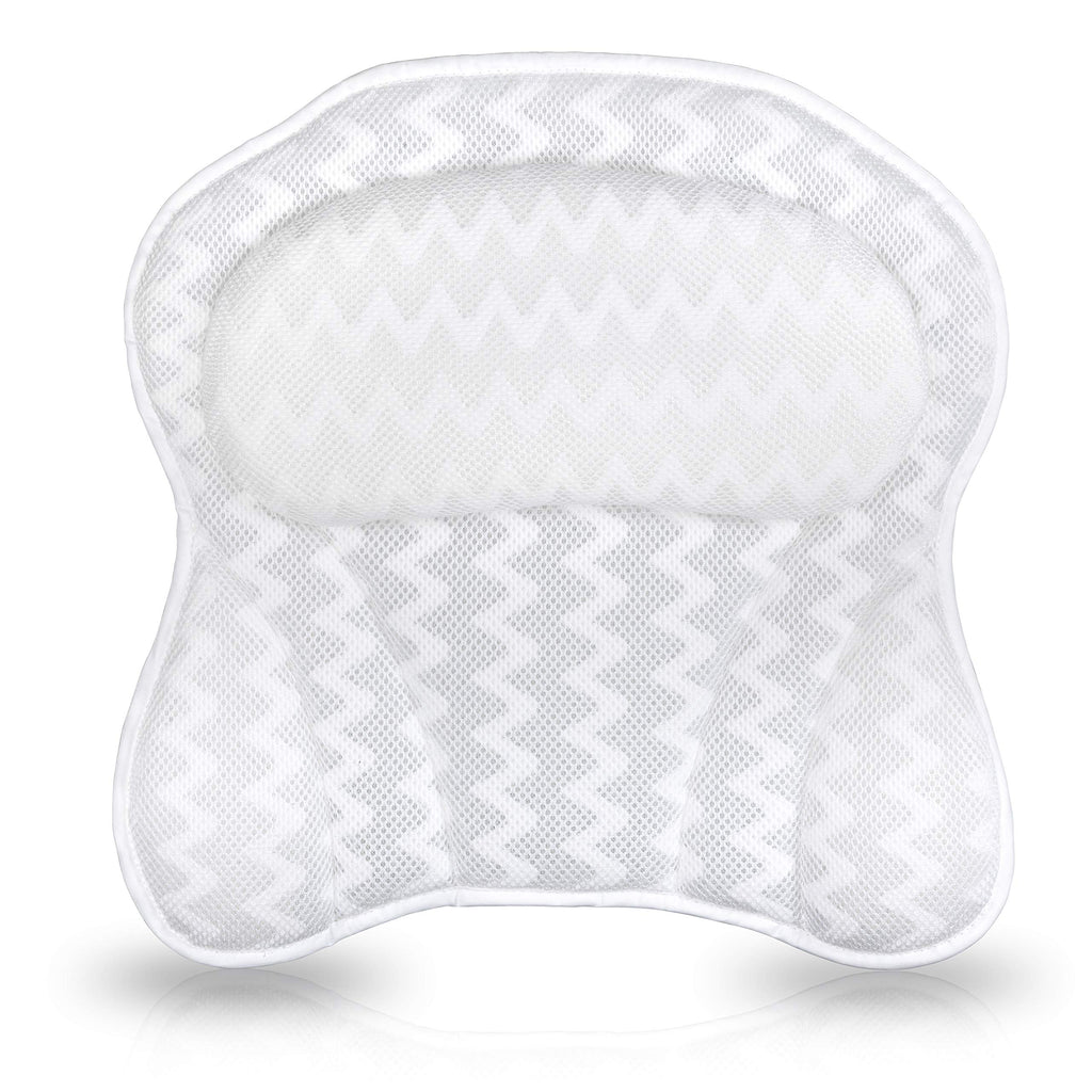 [Australia] - Bath Pillow, Kmeivol Bath Pillows for Tub, Luxury Bathtub Pillow for Neck, Head, Back and Shoulder Support, Breathable Soft and Comfortable Tub Pillow, Bath Pillows with Six Strong Suction Cups 