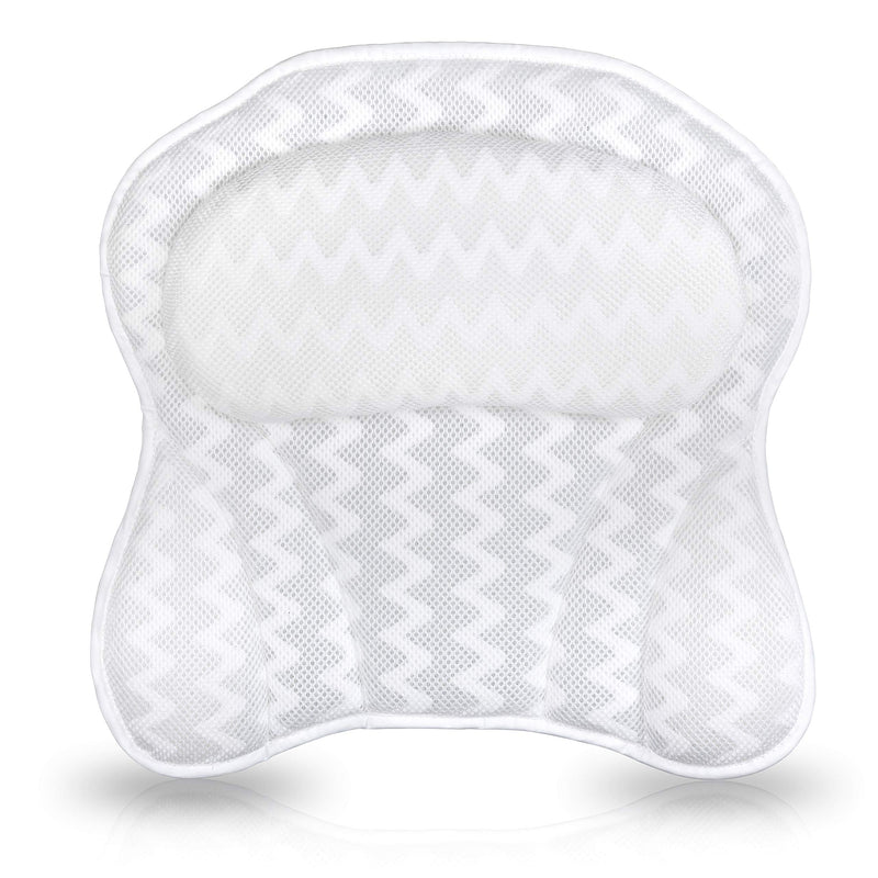 [Australia] - Bath Pillow, Kmeivol Bath Pillows for Tub, Luxury Bathtub Pillow for Neck, Head, Back and Shoulder Support, Breathable Soft and Comfortable Tub Pillow, Bath Pillows with Six Strong Suction Cups 